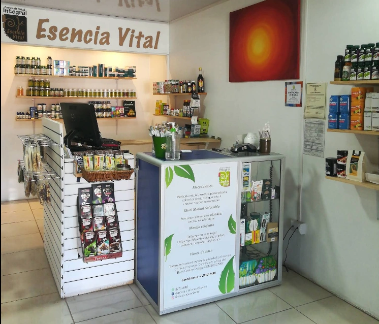 Interior del local Esencia Vital